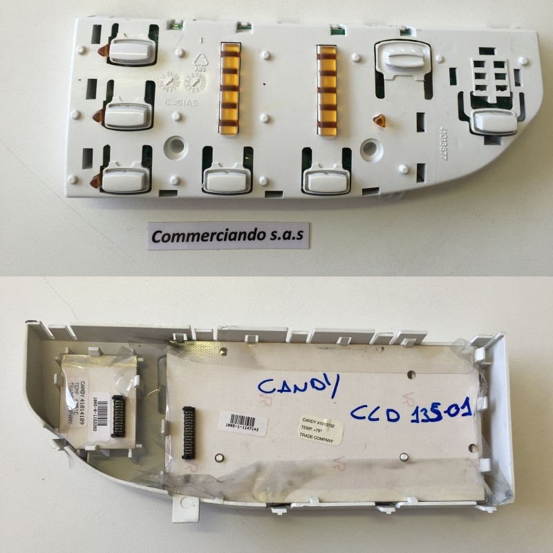 SCHEDA COMANDI COMPLETA COD 41013732  PER LAVATRICE CANDY CLD 135-01 usato agx