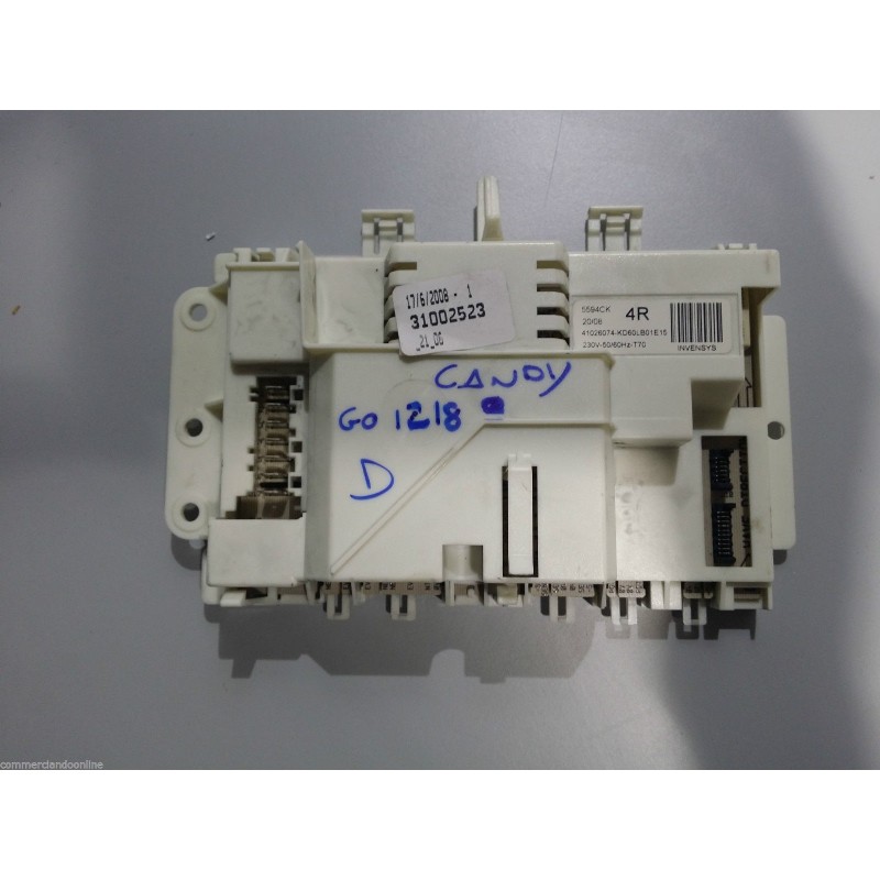 SCHEDA ELETTRONICA 41026074 - KD60LB01E15 LAVATRICE CANDY GO 1218 D USATO VLX