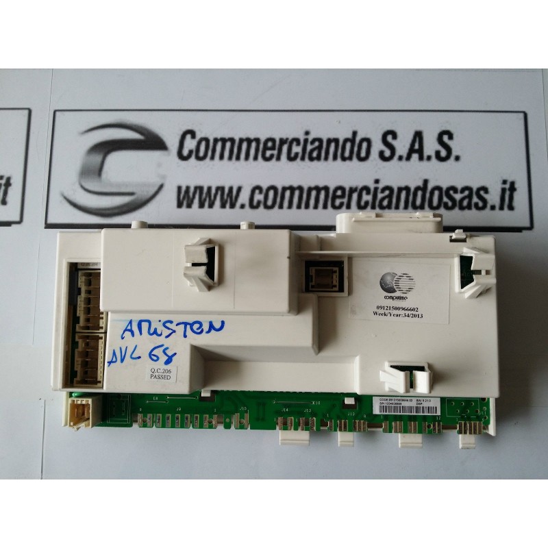 SCHEDA ELETTRONICA COD. 09121500966602 PER LAVATRICE ARISTON AVL 68 USATO VLX