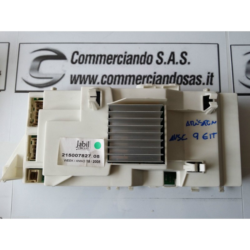 SCHEDA ELETTRONICA COD. 215007827.05 LAVATRICE ARISTON AVSL 9 E IT USATO VLX