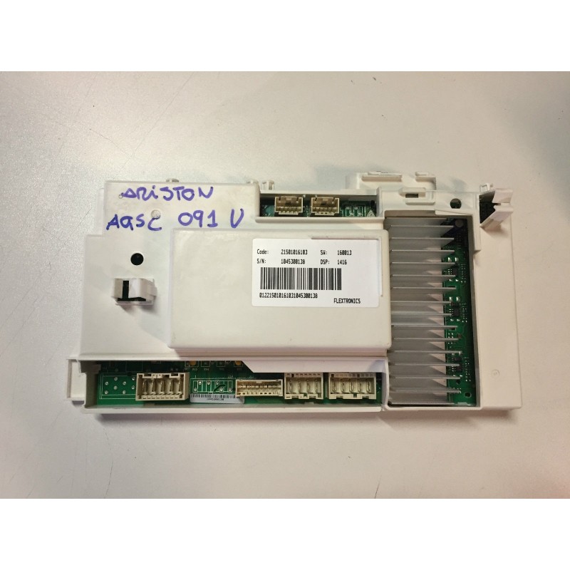 SCHEDA ELETTRONICA COD. 21501016103 PER LAVATRICE ARISTON AQSL 091 U  - ECO XXL 109 -  IWC 8108 B   usato