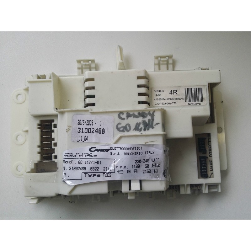 SCHEDA ELETTRONICA COD. 41026074 PER LAVATRICE CANDY GO 147/1-01 USATO VLX