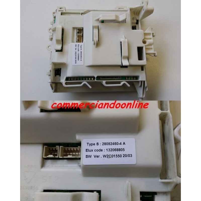 SCHEDA ELETTRONICA COD.132068805 / 28092460-4 A PER LAVATRICE REX RJ10 USATO VLX