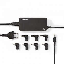 ADATTATORE NOTEBOOK | 8 PUNTE UNIVERSALI | 90 W | USCITA 15V - 19,5V