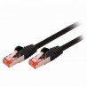 CAVO DI RETE CAT 6 S/FTP | RJ45 MASCHIO - RJ45 MASCHIO | 0.25 M | NERO