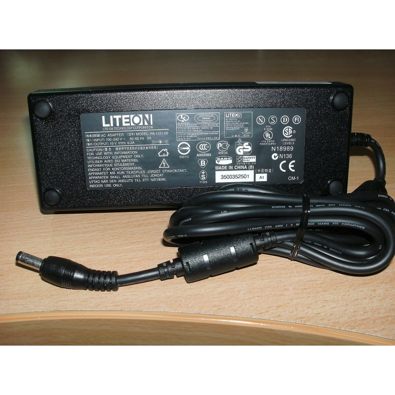 Alimentatore notebook per ACER LITE-ON PA-1121-02 19V 6.3A  NUOVO agx