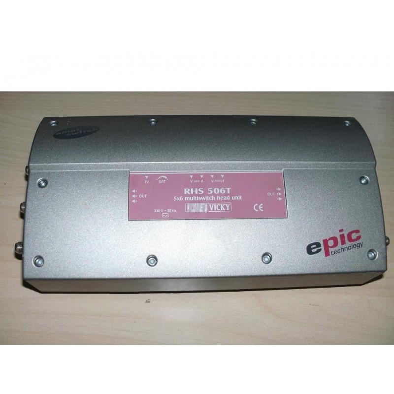 AMPLISWITCH SAT PER SISTEMA A CASCATA CB VICKY RHS 506T 5 X 6 NUOVO lrx