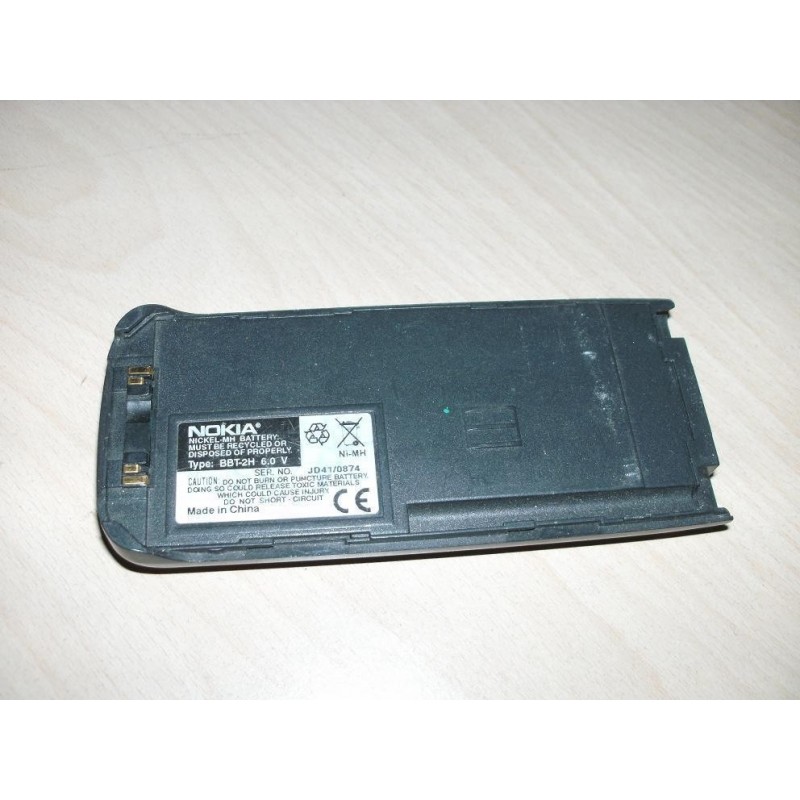 BATTERIA PER VECCHIO CELLULARE NOKIA NIKEL-MH BBT-2H 6.0V USATO VINTAGE lrx