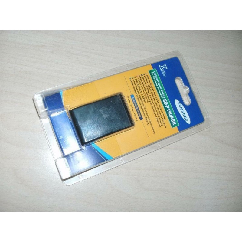 Batteria Samsung SB-P190ABK originale 1900 mAh per camcorder lrx