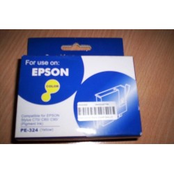 CARTUCCIA COMPATIBILE EPSON STYLUS C70/C80/C90 COLORE GIALLO PE-324 lrx1c