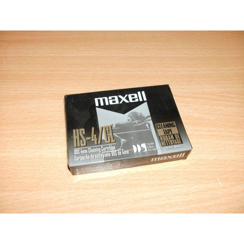 CARTUCCIA DI PULIZIA DDS 4MM MAXELL HS-4/CL  40 PULIZIE NUOVO lrx