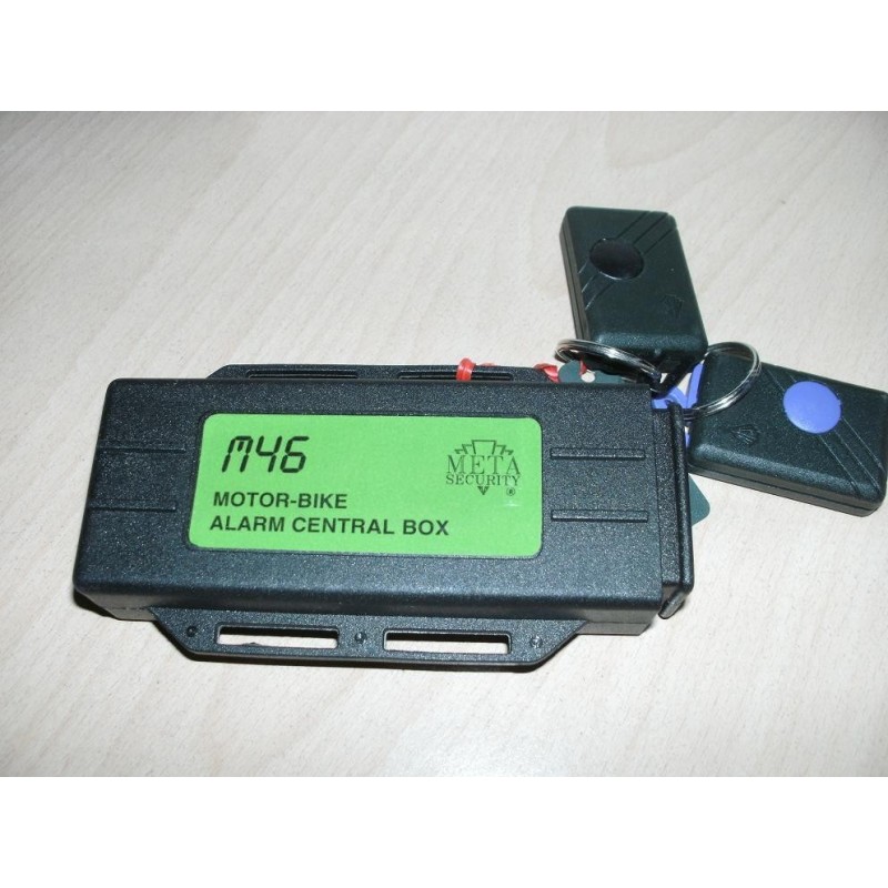 CENTRALINA  D'ALLARME  MOTO MSY M46 CON DUE RADIOCOMANDI  NUOVO lrx