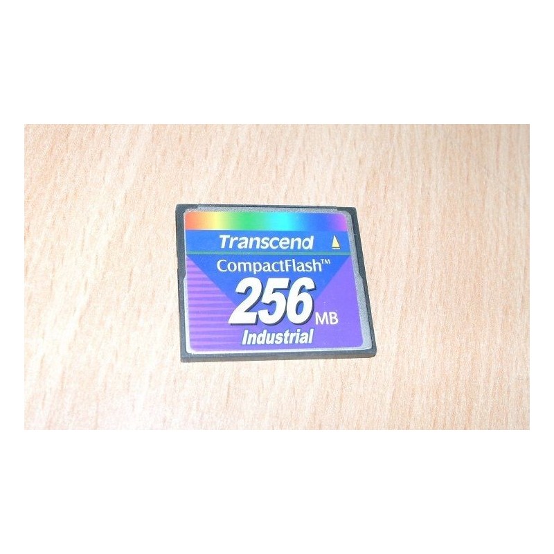 COMPACT FLASH CARD TRANSCEND 256MB  USATO lrx