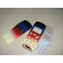 COVER COMPLETA PER TELEFONO CELLULARE NOKIA 3210 MULTICOLOR VINTAGE NUOVO  lrx