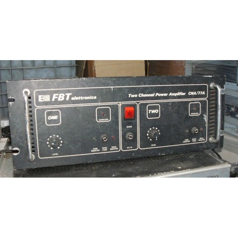 FBT TWO CHANNEL POWER AMPLIFIER CNA/77A USATO lrx