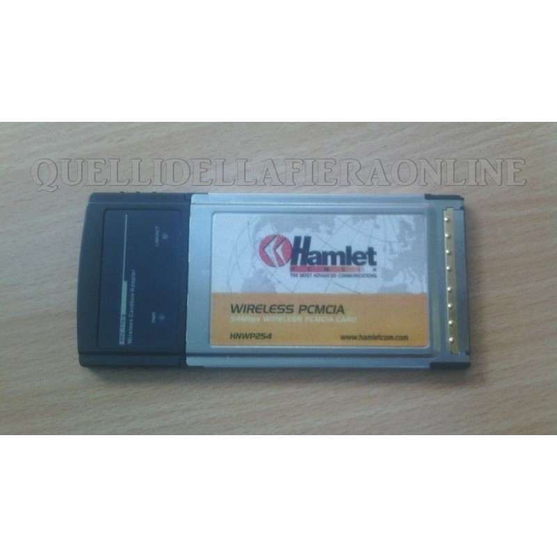 Hamlet HNWP254 scheda PCMCIA Wireless  54Mbps   agx