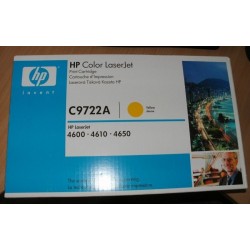 HP COLOR LASERJET PRINT CARTRIDGE C9722A YELLOW PARA 4600/4610/4650 NUEVO lrx