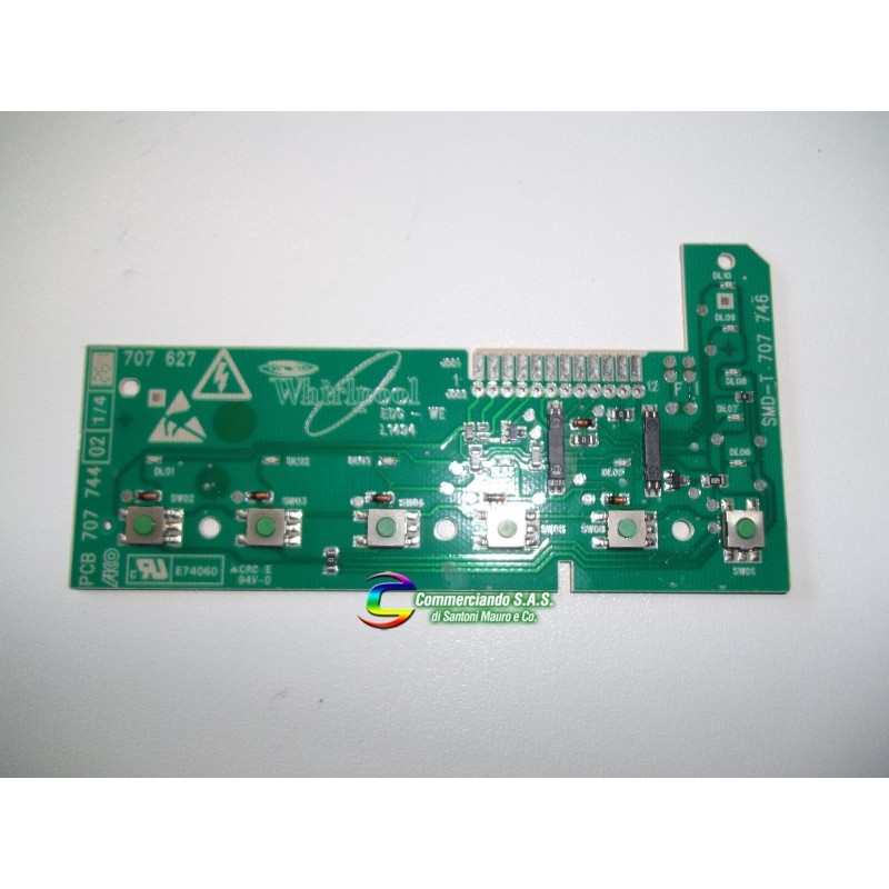 SCHEDA COD.461971403761-01 PER LAVATRICE IGNIS LTE 8106 usato agx