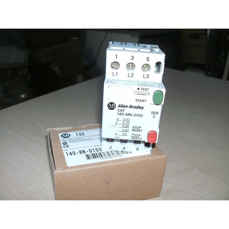 INTERRUTTORE AUTOMATICO 140-mn-0100 Allen Bradley