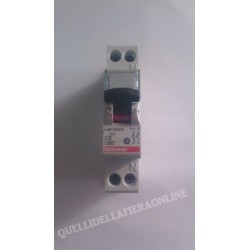 INTERRUTTORE AUTOMATICO MAGNETOTERMICO F881NA/6 1P+N 230V C6 1 MODULO   agx