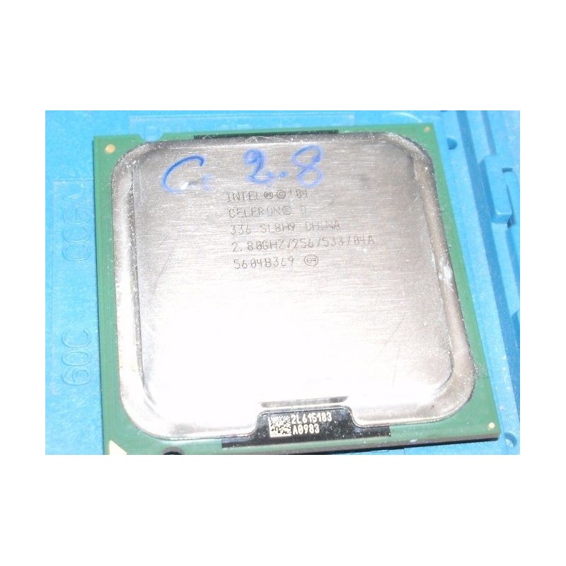 PROCESSORE CPU INTEL CELERON SL8H9 2.80 GHZ 256/533/04A SOCKET 775 USATO lrx