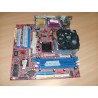 SCHEDA MADRE MOTHER BOARD MICRONICA CSP-2111 + PROCESSORE E VENTOLA  USATO lrx