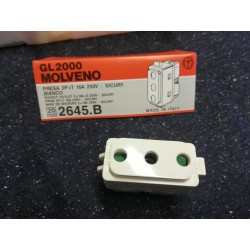 PRESA 2P+T 16A 250V MOLVENO...