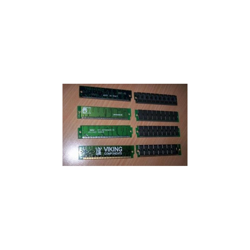 MODULO MEMORIA VARIE MANIFATTURE 9 CHIP  1MB 30 PIN  nuova lrx1g