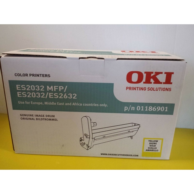 ORIGINALE OKI TAMBURO GIALLO p/n 01186901 per ES2032 MFP /ES2032 /ES2632