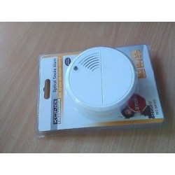 RILEVATORE OTTICO DI FUMO CON ALLARME SIRENA 85DB KONIG SEC-SA110 NUOVO  lrx