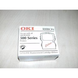 TAPE 3 COLOURS FOR PRINTER OKI MICROLINE SERIES 500 ORIGINAL NEW lrx