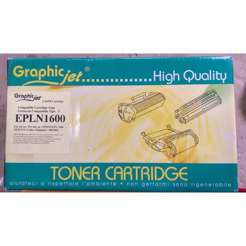 TONER CARTRIDGE COMPATIBILE PER STAMPANTI EPSON EPL 1600 NUOVO lrx2