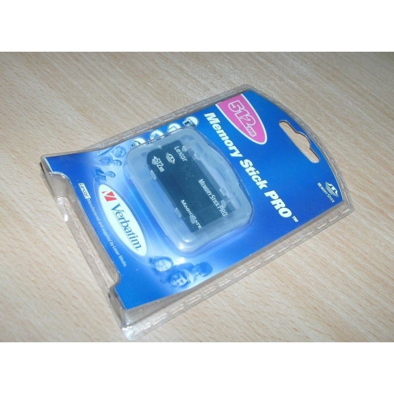 VERBATIM MEMORY STICK PRO 512MB COD. 47251 NUOVO lrx