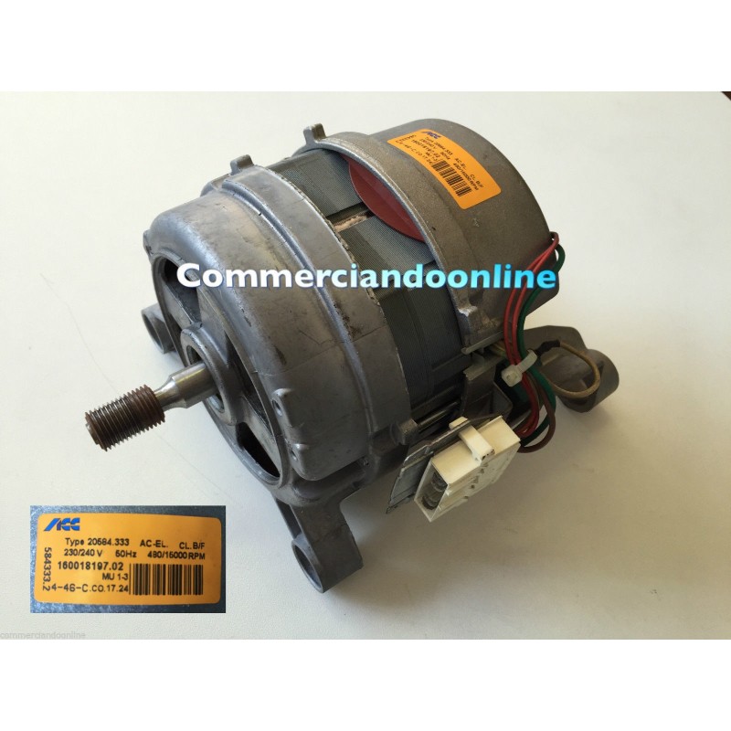 MOTORE COD. 160018197.02 PER LAVATRICE INDESIT WIL 66  usato agx