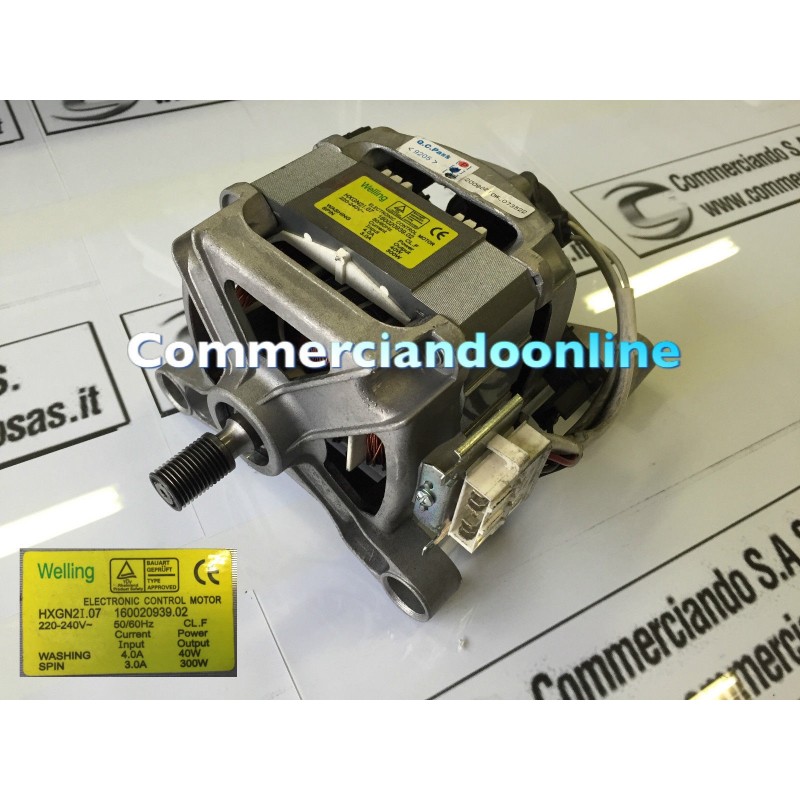 MOTORE COD. 160020939.02 PER LAVATRICE INDESIT IWB 6065  usato agx