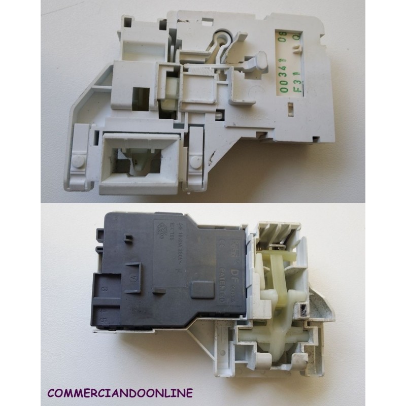 ELETTROSERRATURA BLOCCAPORTA PER LAVATRICE INDESIT PWE 7108 W IT USATO VLX