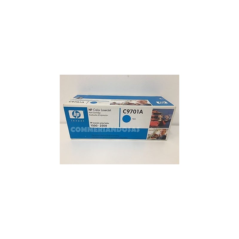 TONER C9701A CIANO PER HP Laserjet 1500-2500 nuovo agx