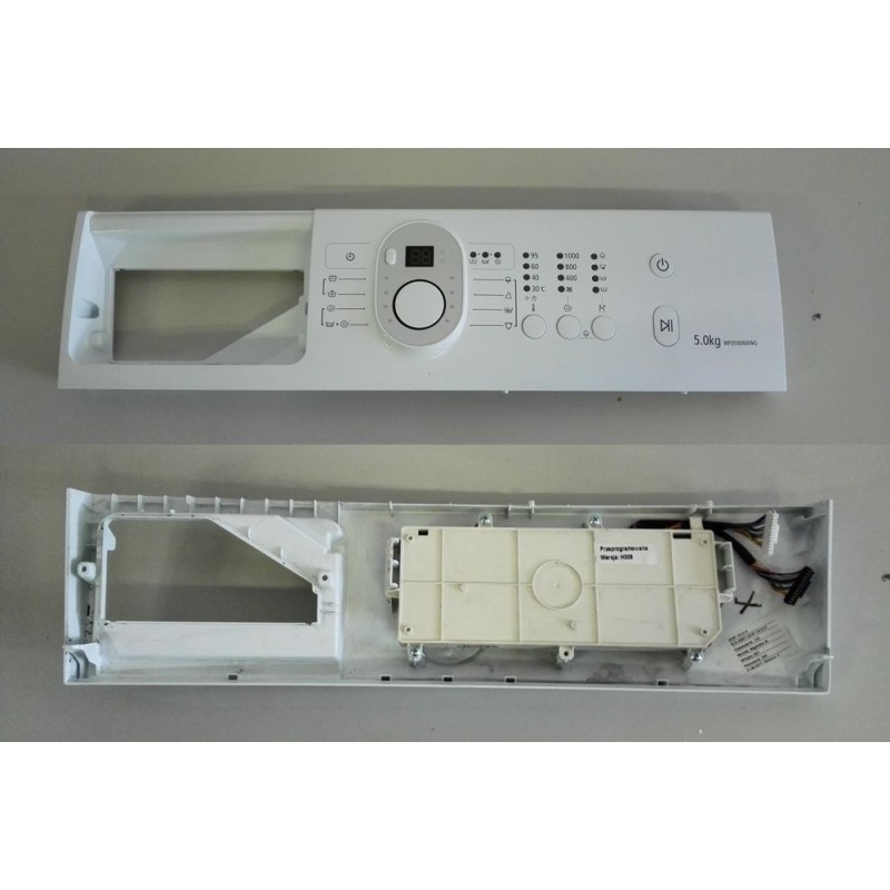 PANNELLO FRONTALE + SECHEDA SAMSUNG WASHING MACHINE WF0500NXWG   usato agx