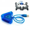 ADATTATORE CONVERTITORE JOYPAD JOYSTICK COMPATIBILE CON PS PS2 PS3 USB PC